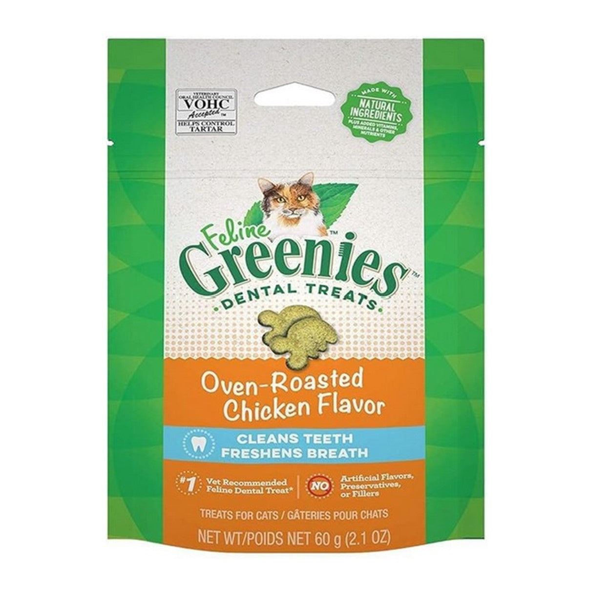 Feline Greenies Chicken 2.1oz