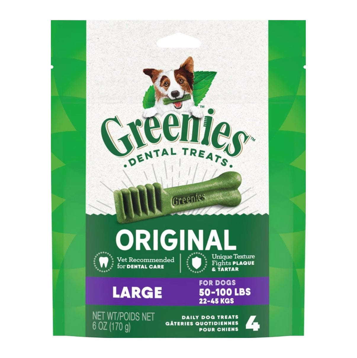 Greenies Large 50-100 lbs 6oz