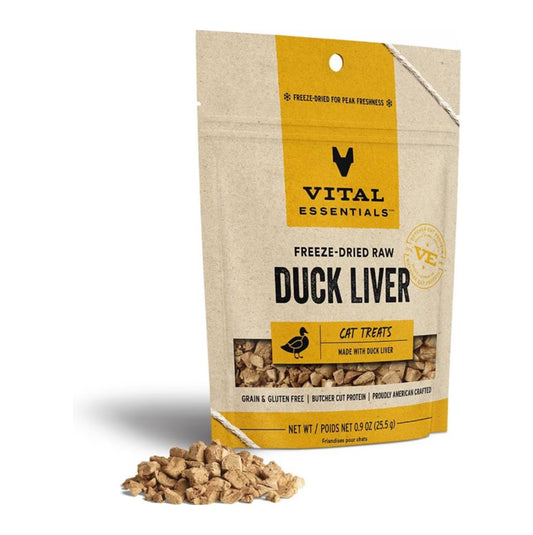 Vital Essentials Cat Duck Liver FD .9oz