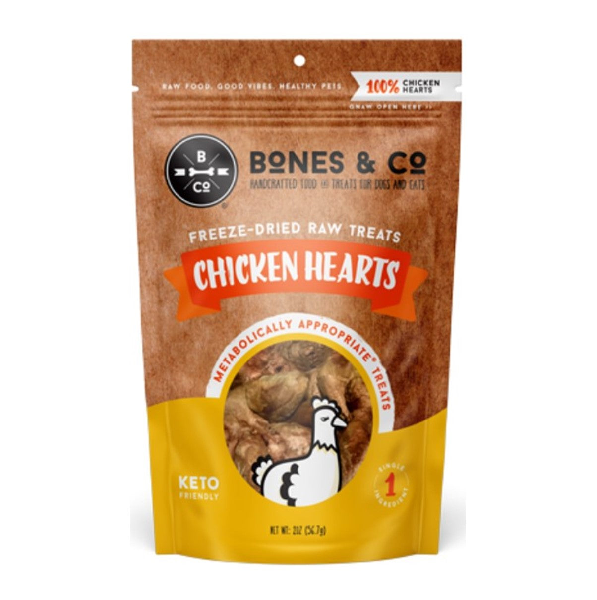 Bones&Co Chicken Hearts 1.9oz