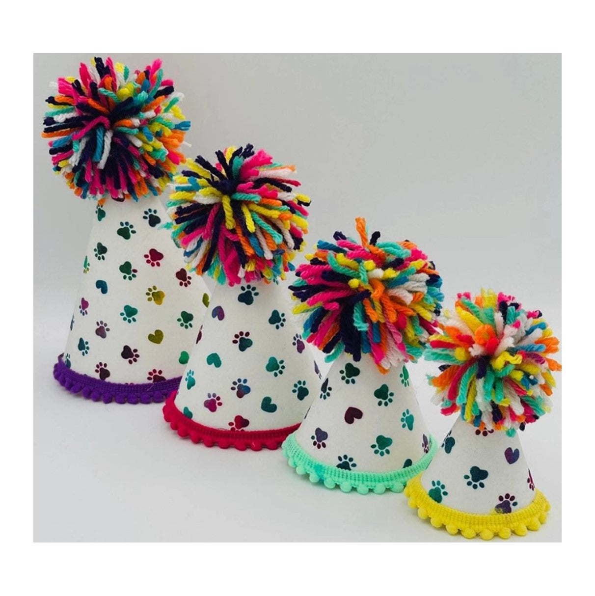 Rainbow Paws Hats