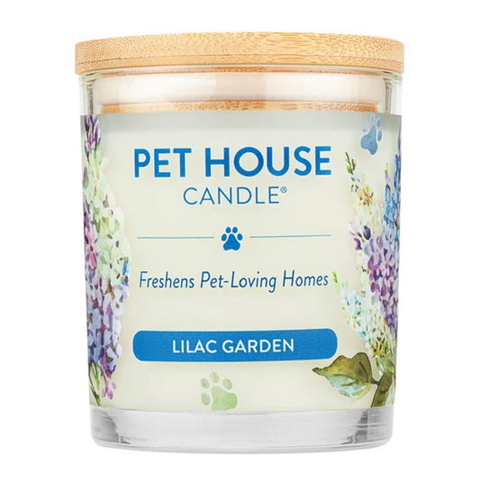 Pet House Candle Lilac Garden L