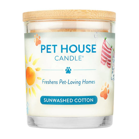 Pet House Candle Sunwashed Cotton L