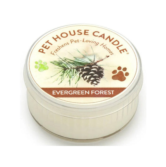 Pet House Candle Evergreen Forest Mini