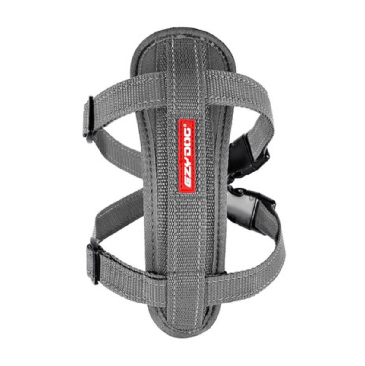 EzyDog Chest Plate Harness Gray