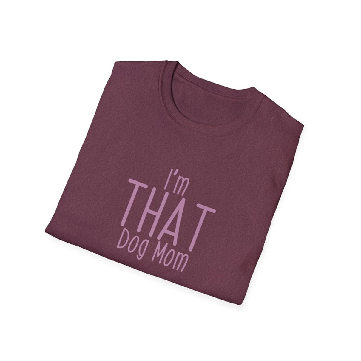 MN Nice "I'm That Dog Mom" T-Shirt - Heather Mauve