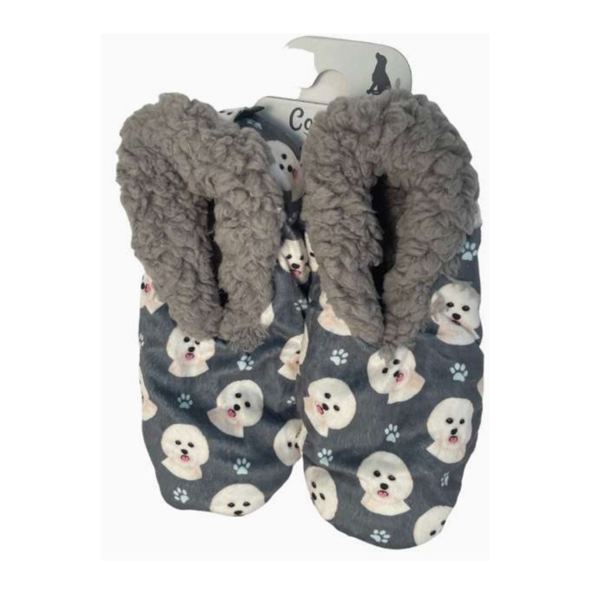 E&S Bichon Frise Slippers