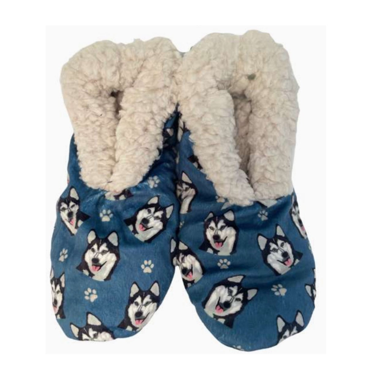 E&S Siberian Husky Slippers