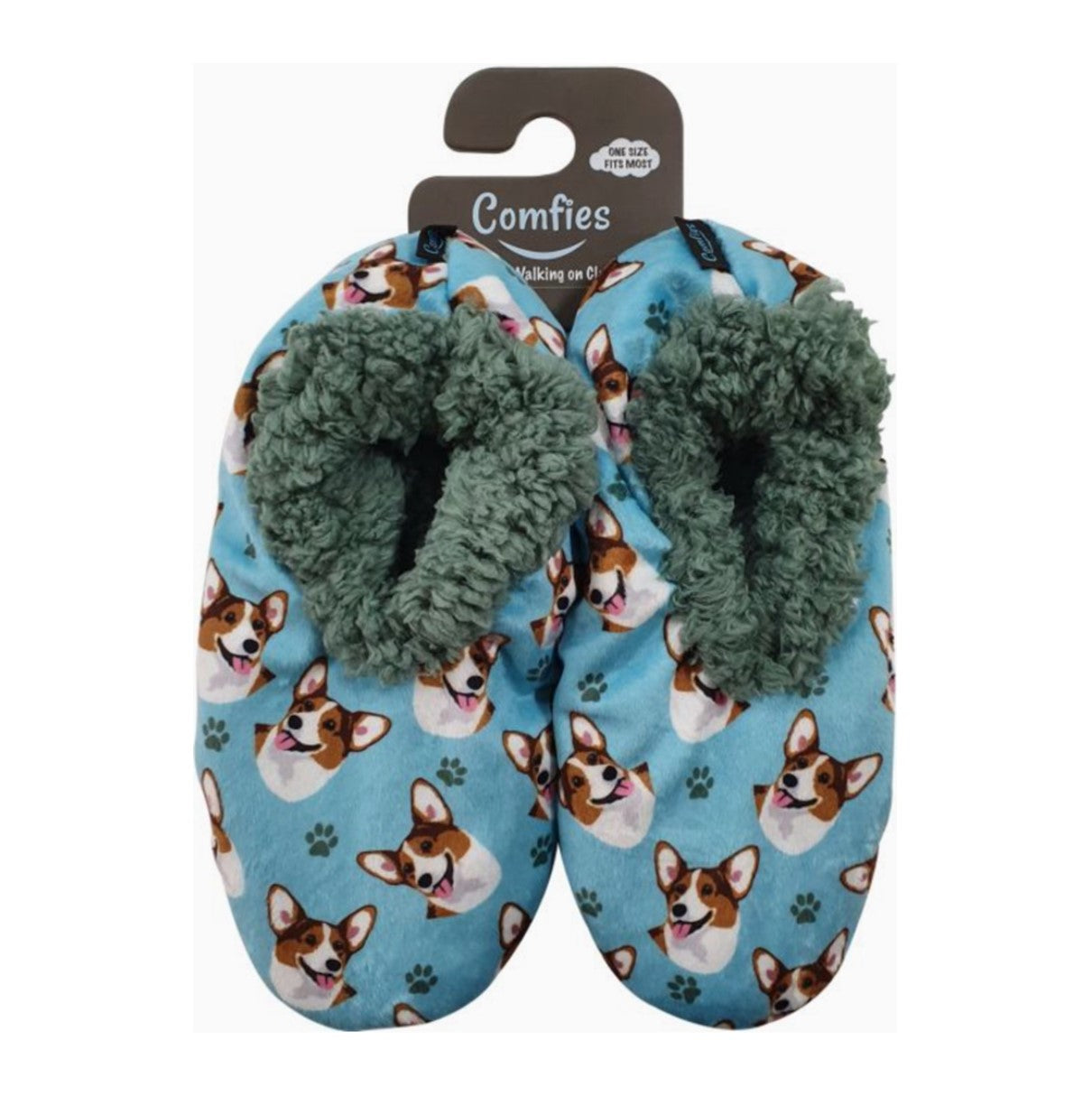 E&S Welsh Corgi Slippers