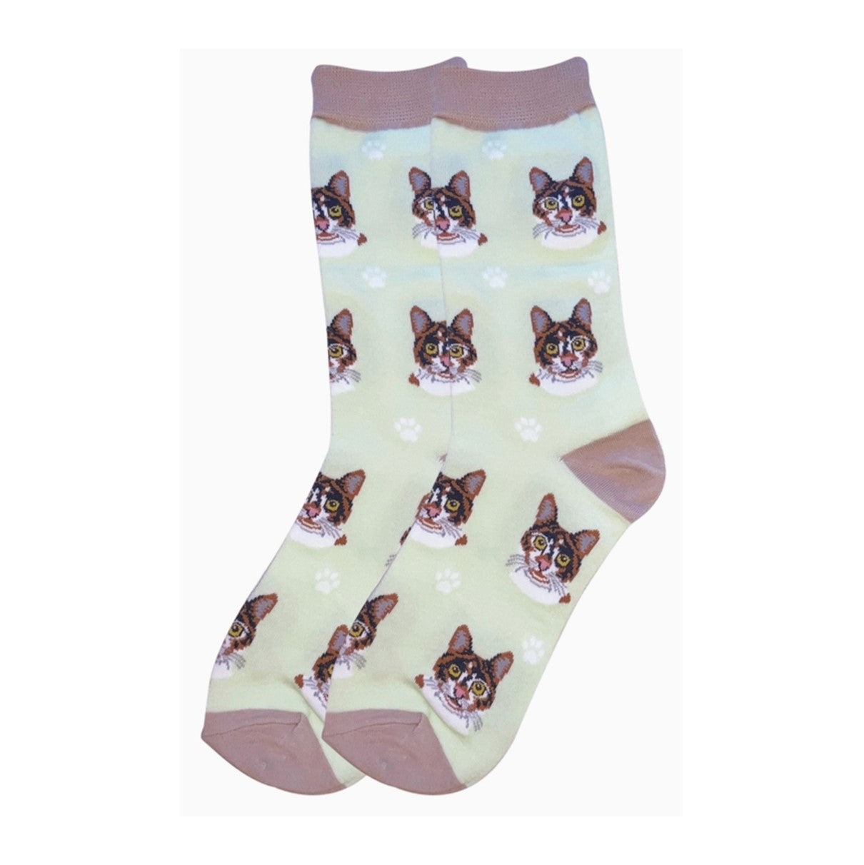 E&S Calico Cat Socks