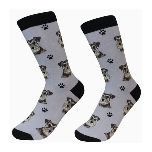 E&S Schnauzer, Uncropped Socks