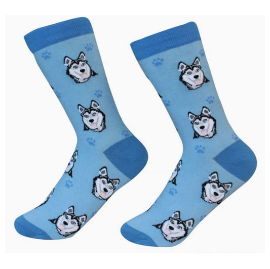 E&S Siberian Husky Socks