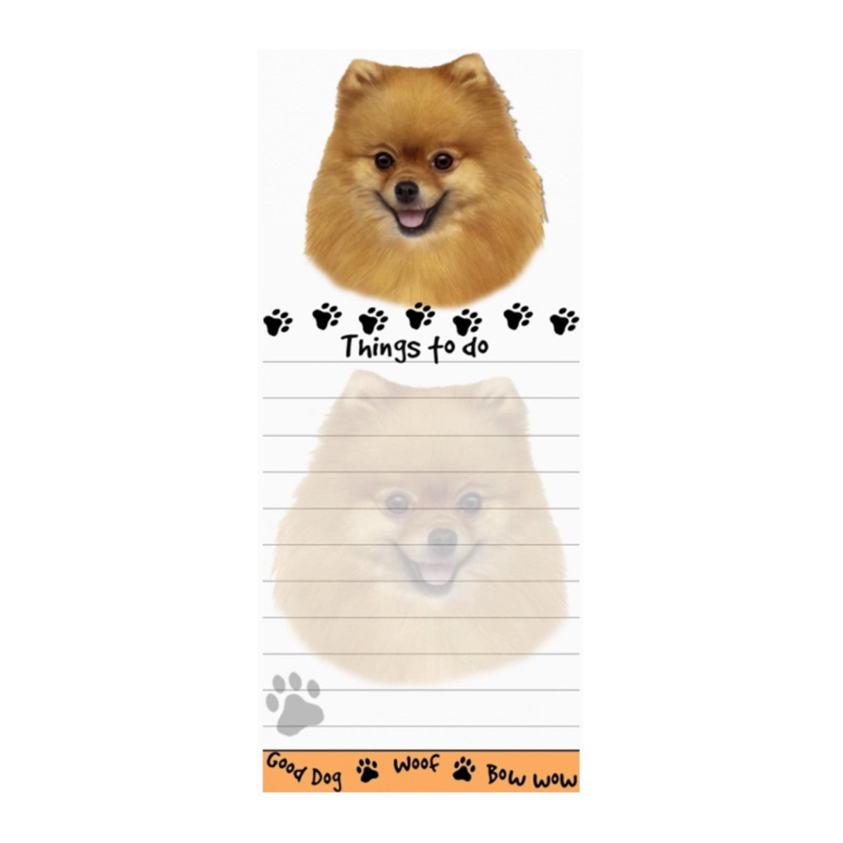 Pomeranian Magnetic Notepad