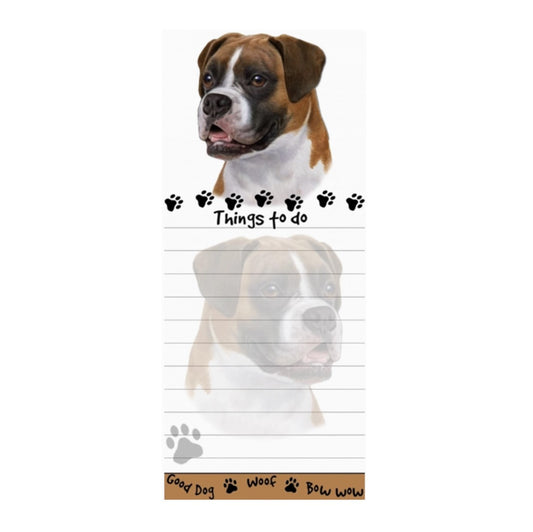 Boxer Magnetic Notepad