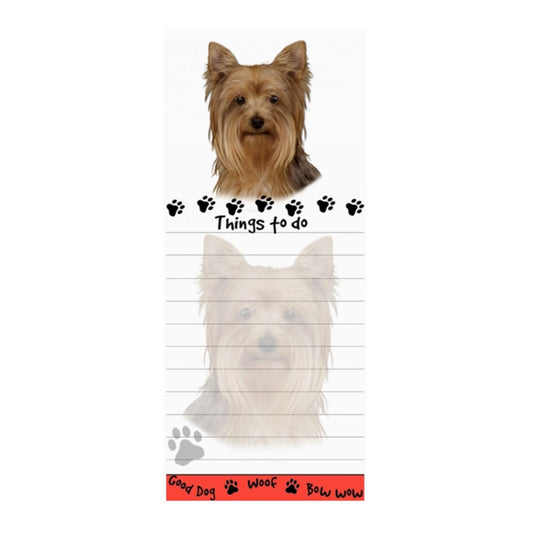 Yorkie Magnetic Notepad