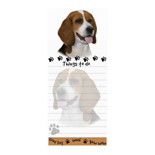 Beagle Magnetic Notepad