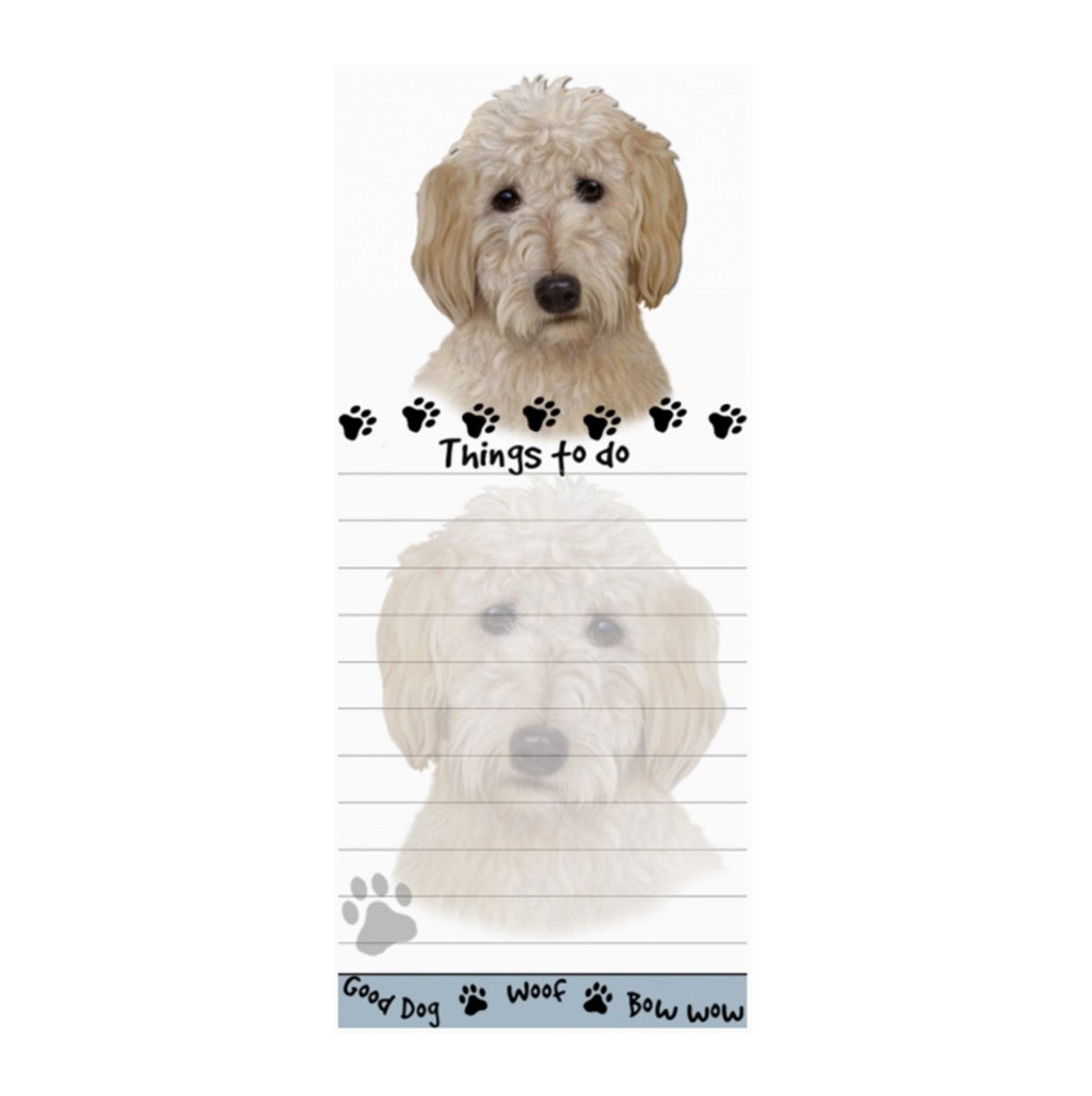 Goldendoodle Magnetic Notepad