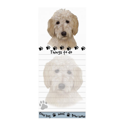 Goldendoodle Magnetic Notepad