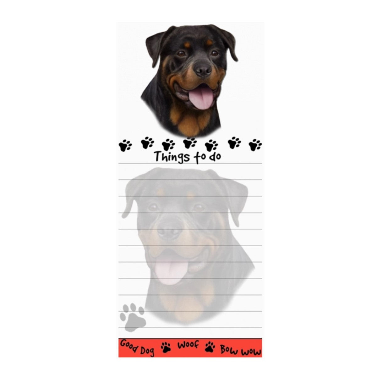 Rottweiler Magnetic Notepad