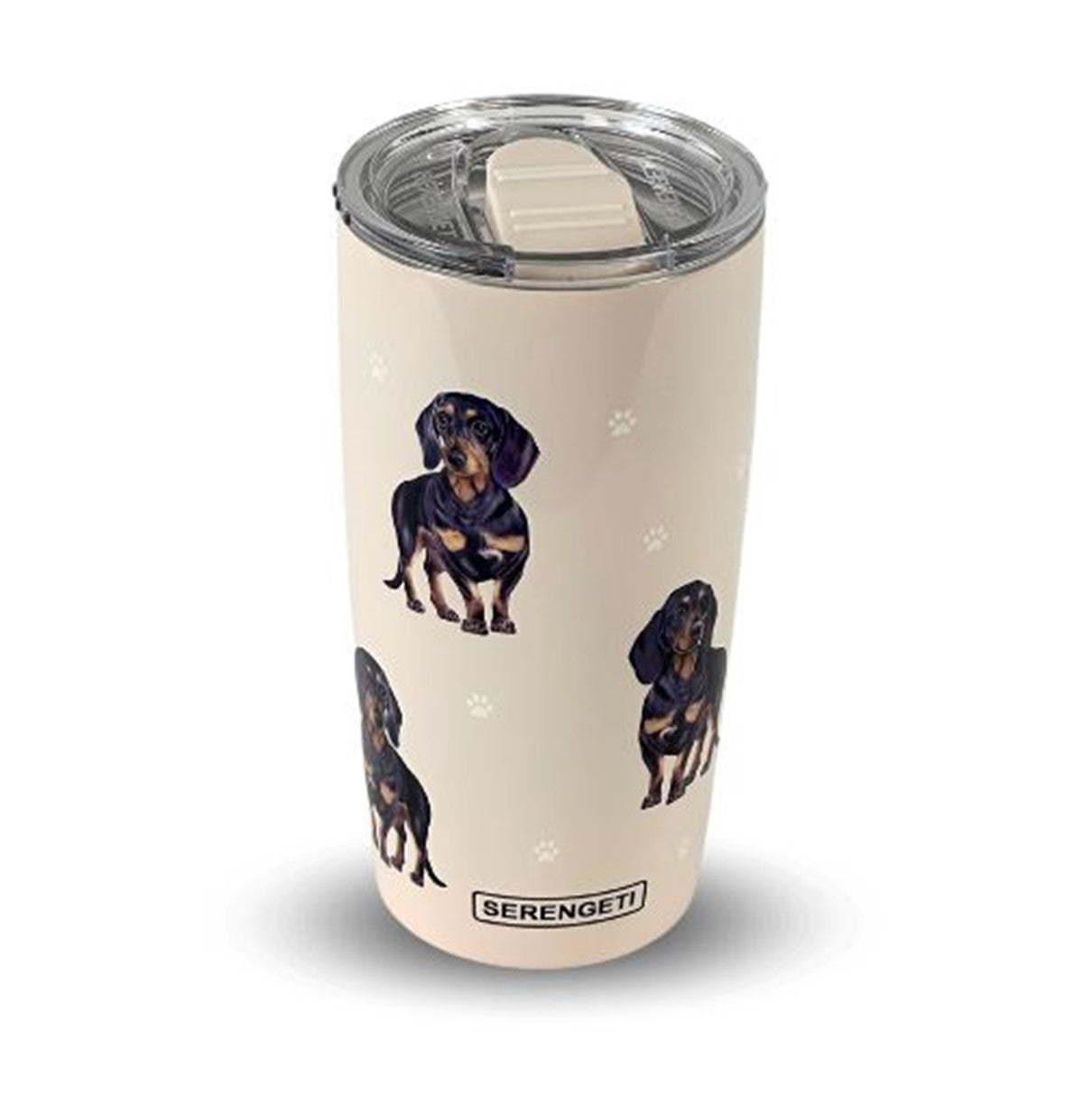 E&S Dachshund Blk 20oz Tumbler