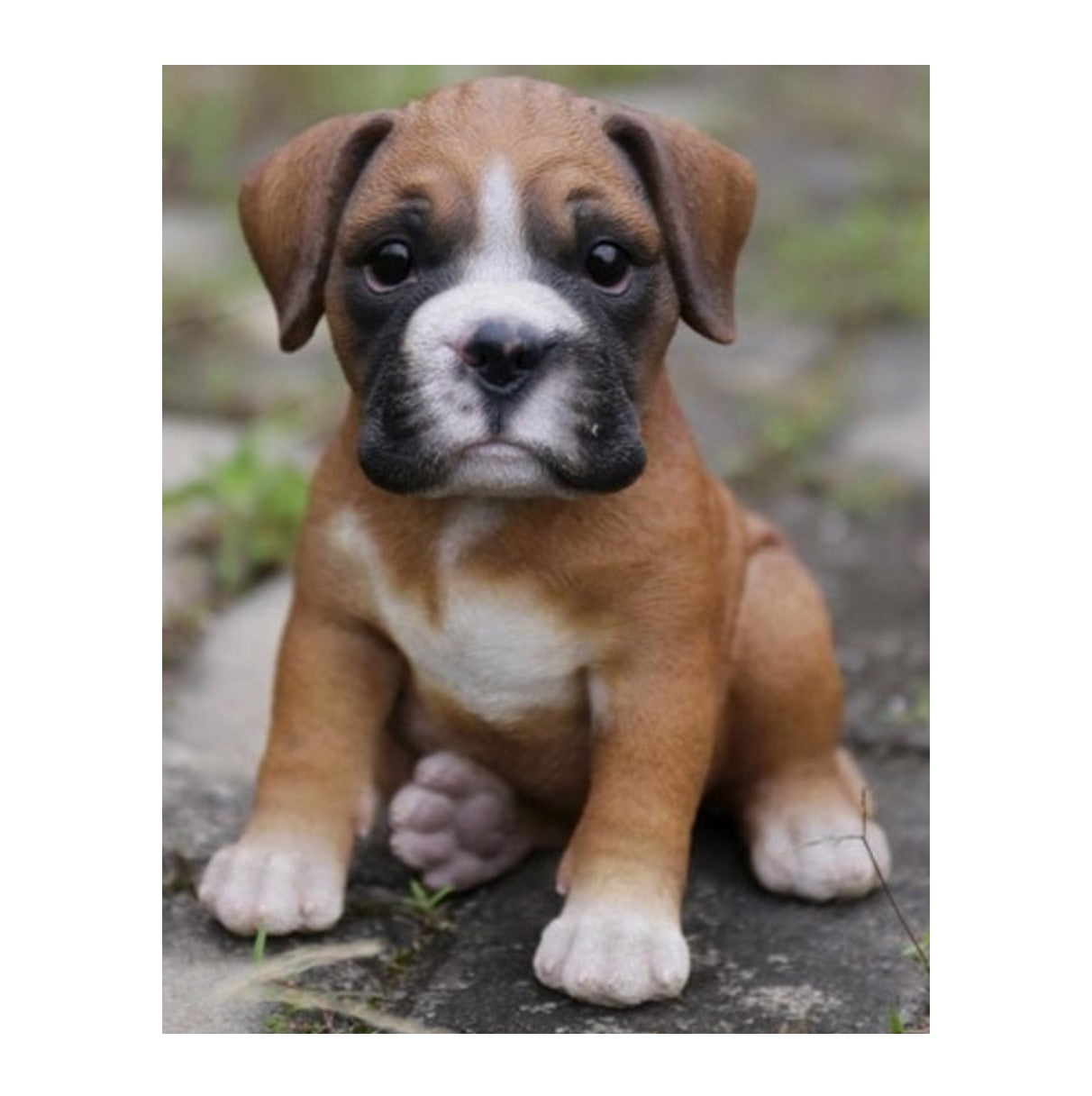 Boxer Puppy Figurine