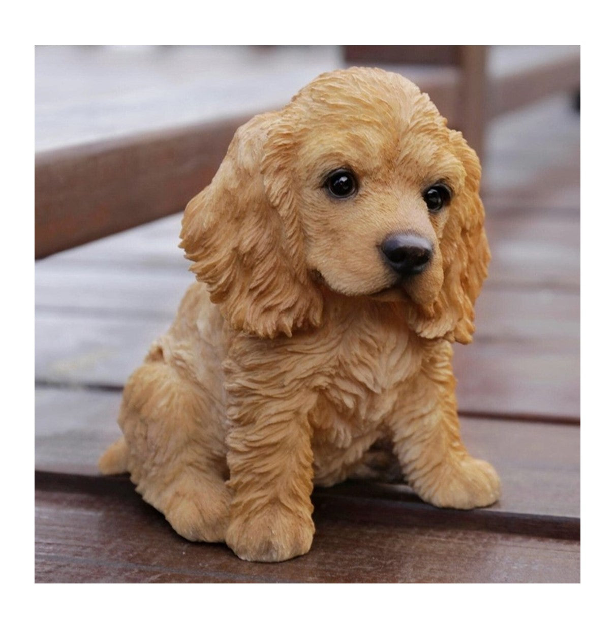 Cocker Spaniel Puppy Figurine