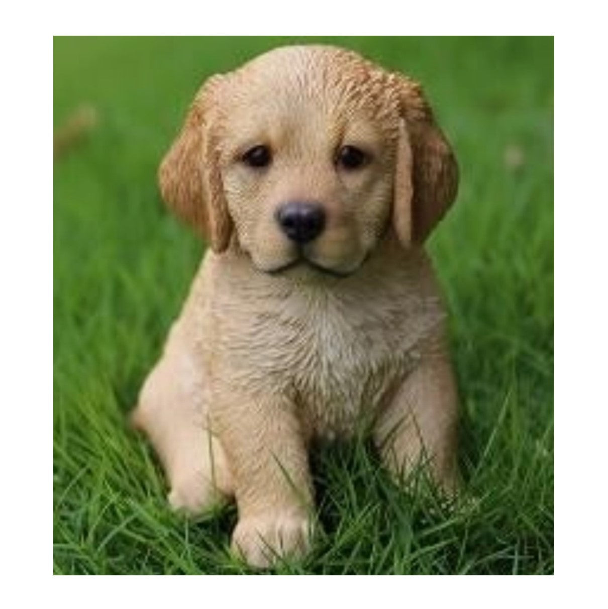 Golden Retriever Puppy Figurine