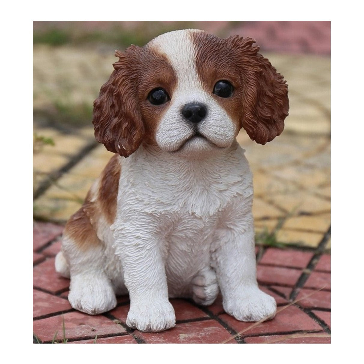 King Charles Puppy Figurine