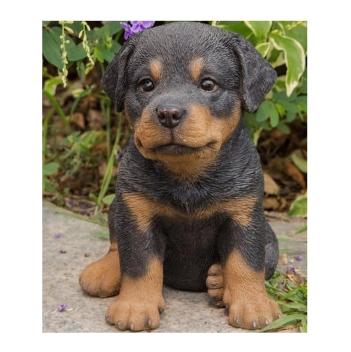 Rottweiler Puppy Figurine