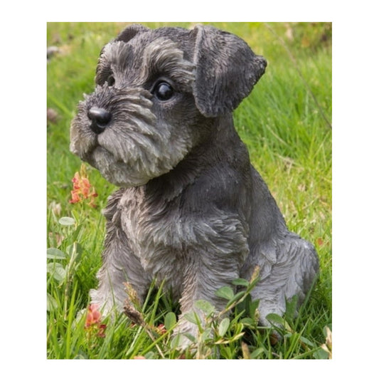 Schnauzer Puppy Figurine