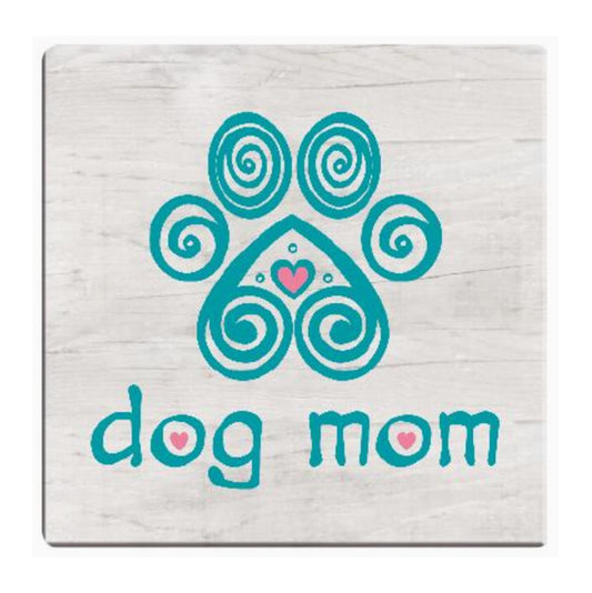 Dog Speak "Dog Mom" Coaster
