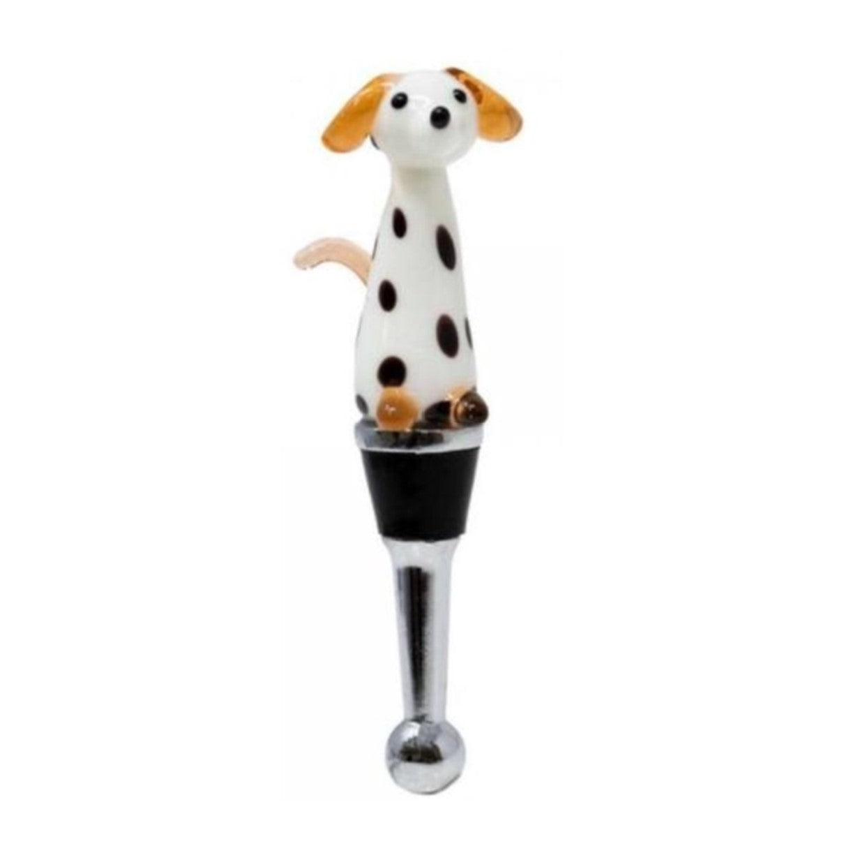 Spotted Dog Bottle Stopper