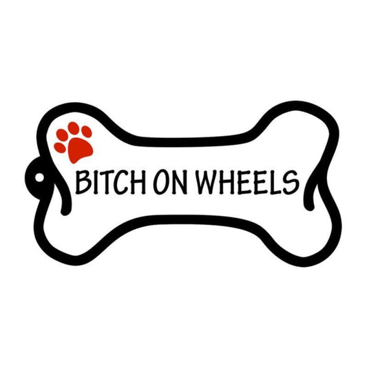 "Bitch on Wheels" Keychain