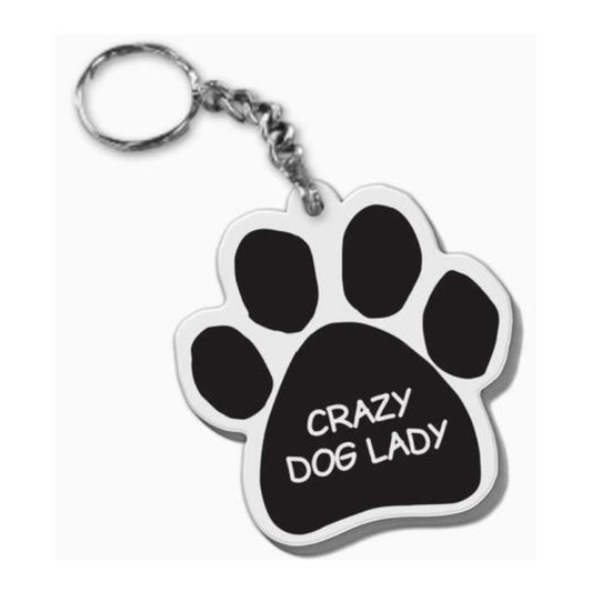 "Crazy Dog Lady" Keychain