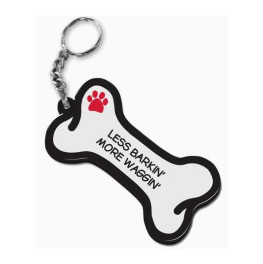 "Less Barkin.." Keychain