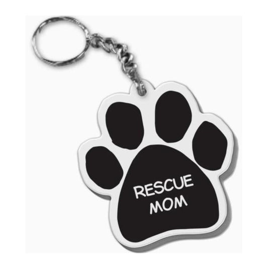 "Rescue Mom" Keychain