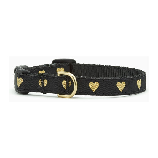 Up Country Heart of Gold Cat Collar