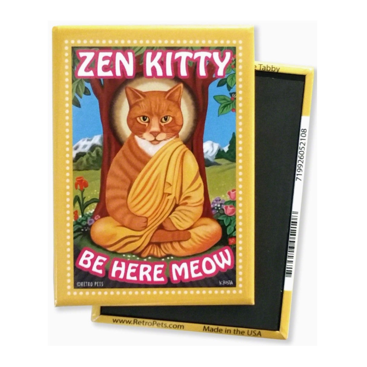 Zen Kitty Magnet