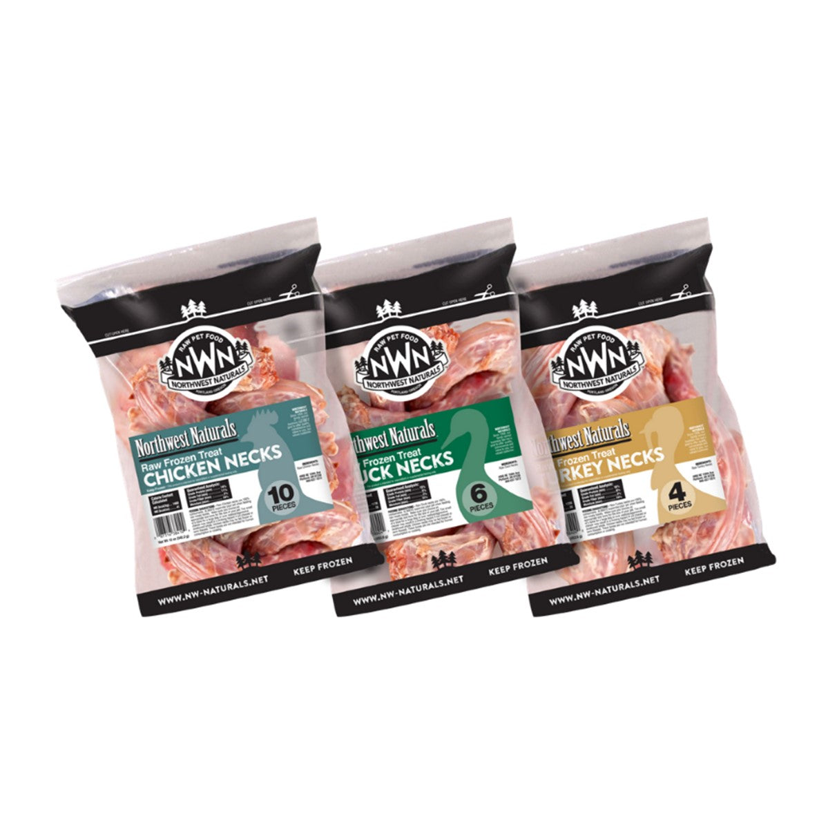 Northwest Naturals Raw Frozen Necks