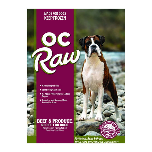 OC Raw Beef & Produce - Raw Frozen