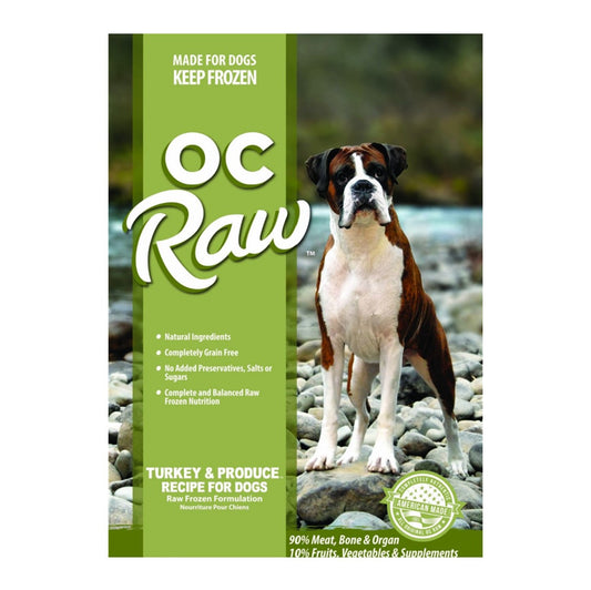 OC Raw Turkey & Produce - Raw Frozen