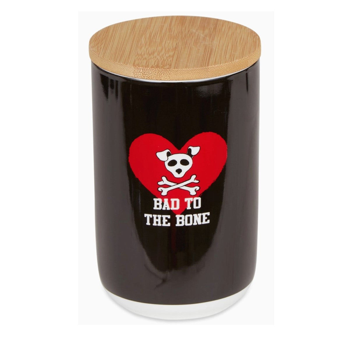 Bad to the Bone Ceramic Treat Jar