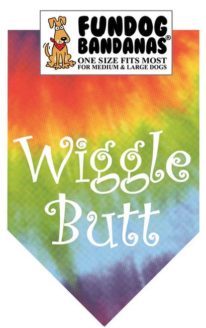 FunDog Wiggle Butt Bandana - 2 Sizes, Several Colors