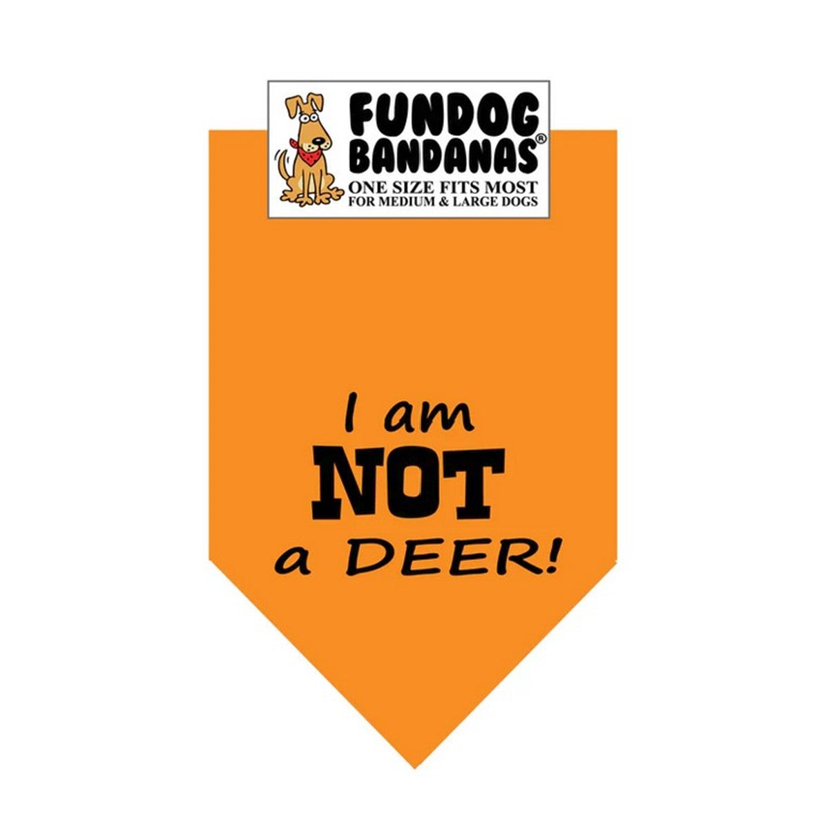 FunDog I'm Not a Deer Bandana - 2 Sizes