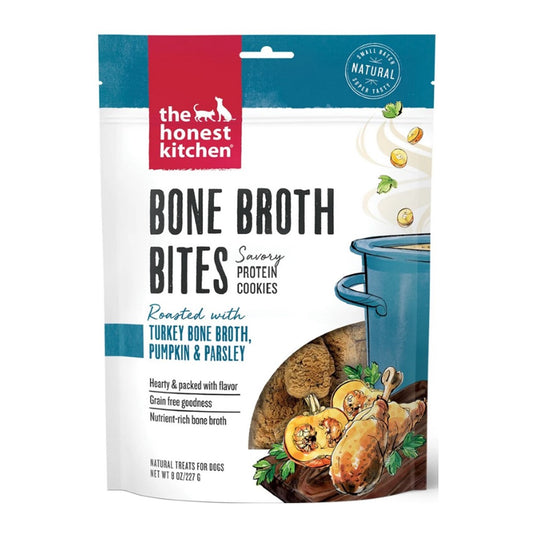 The Honest Kitchen Turkey Bone Broth Bites 8oz