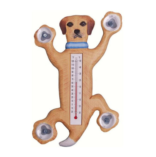 Climbing Yellow Dog Thermometer