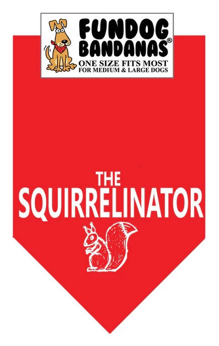 FunDog The Squirrelinator Bandana - 2 Sizes, Several Colors