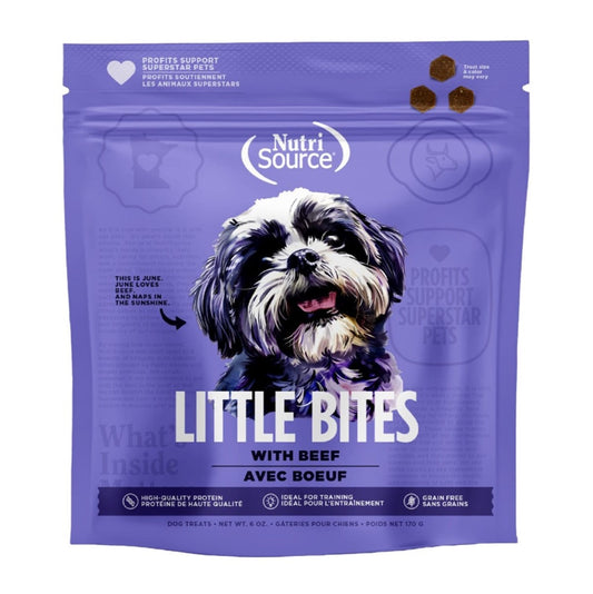 NutriSource Little Bites Beef Grain-Free 6oz