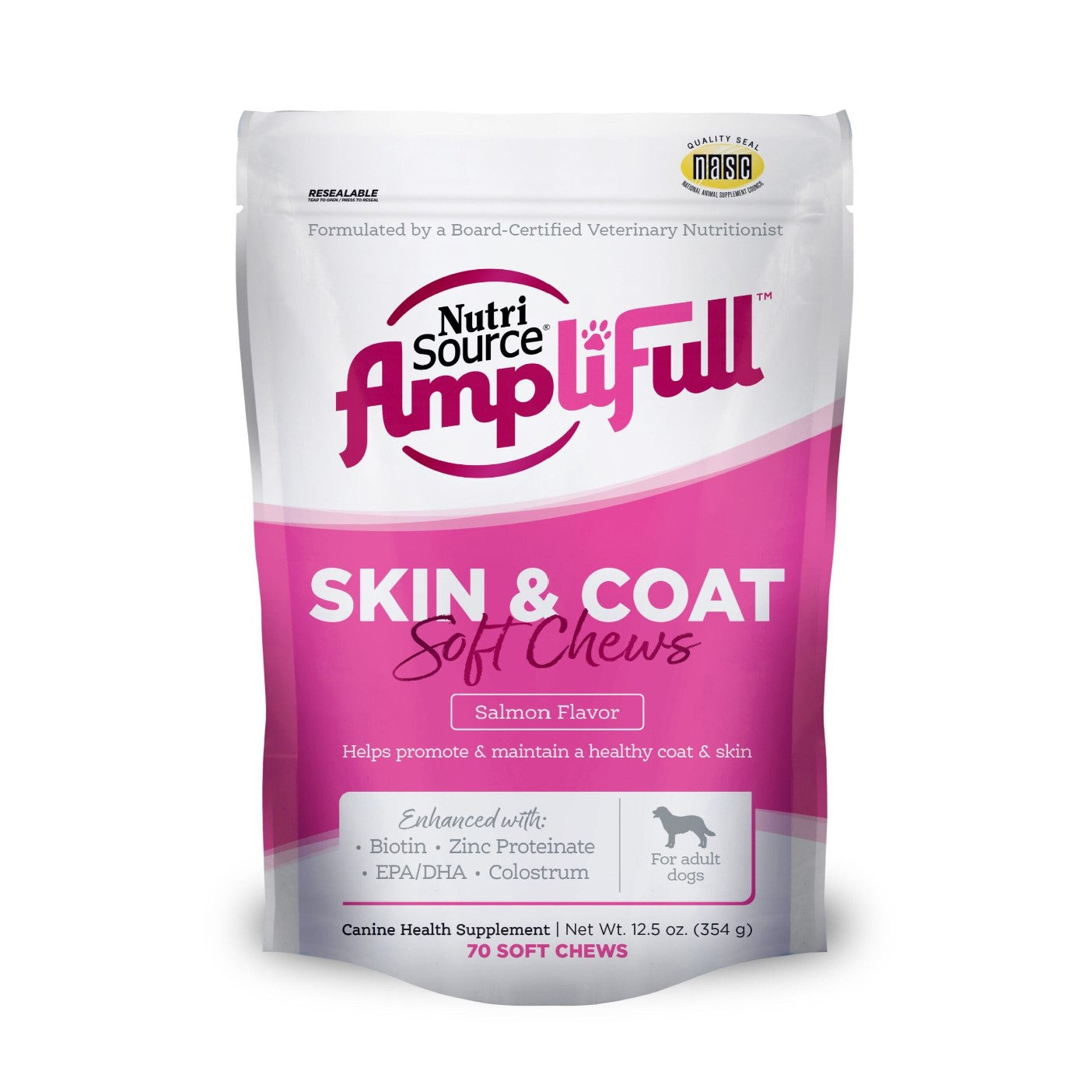 NutriSource Amplifull Skin & Coat 70ct