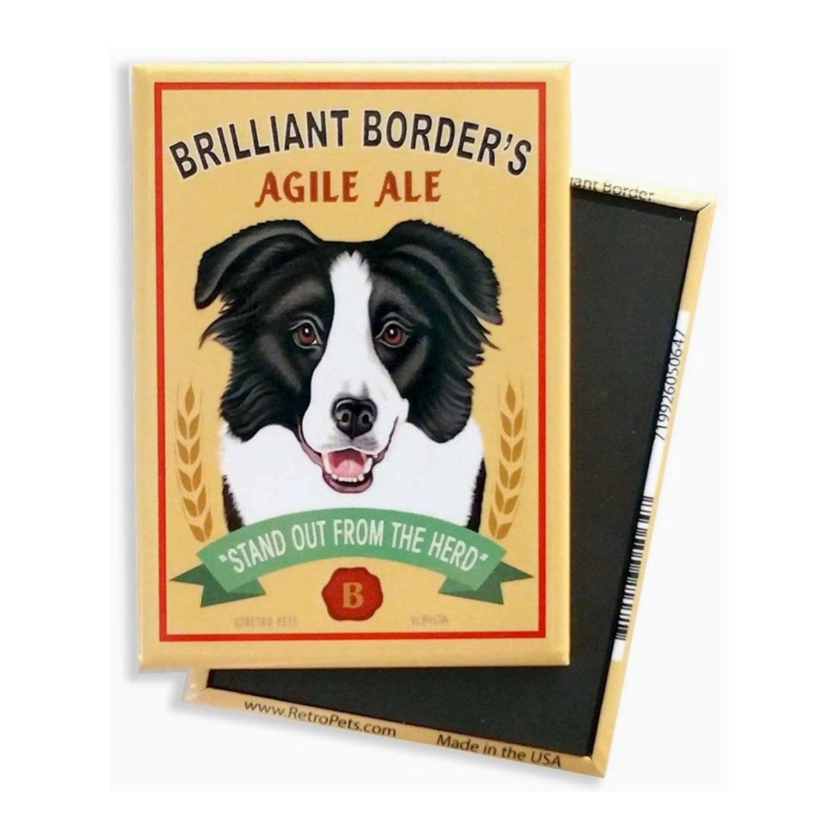 Brilliant Border Collie Magnet